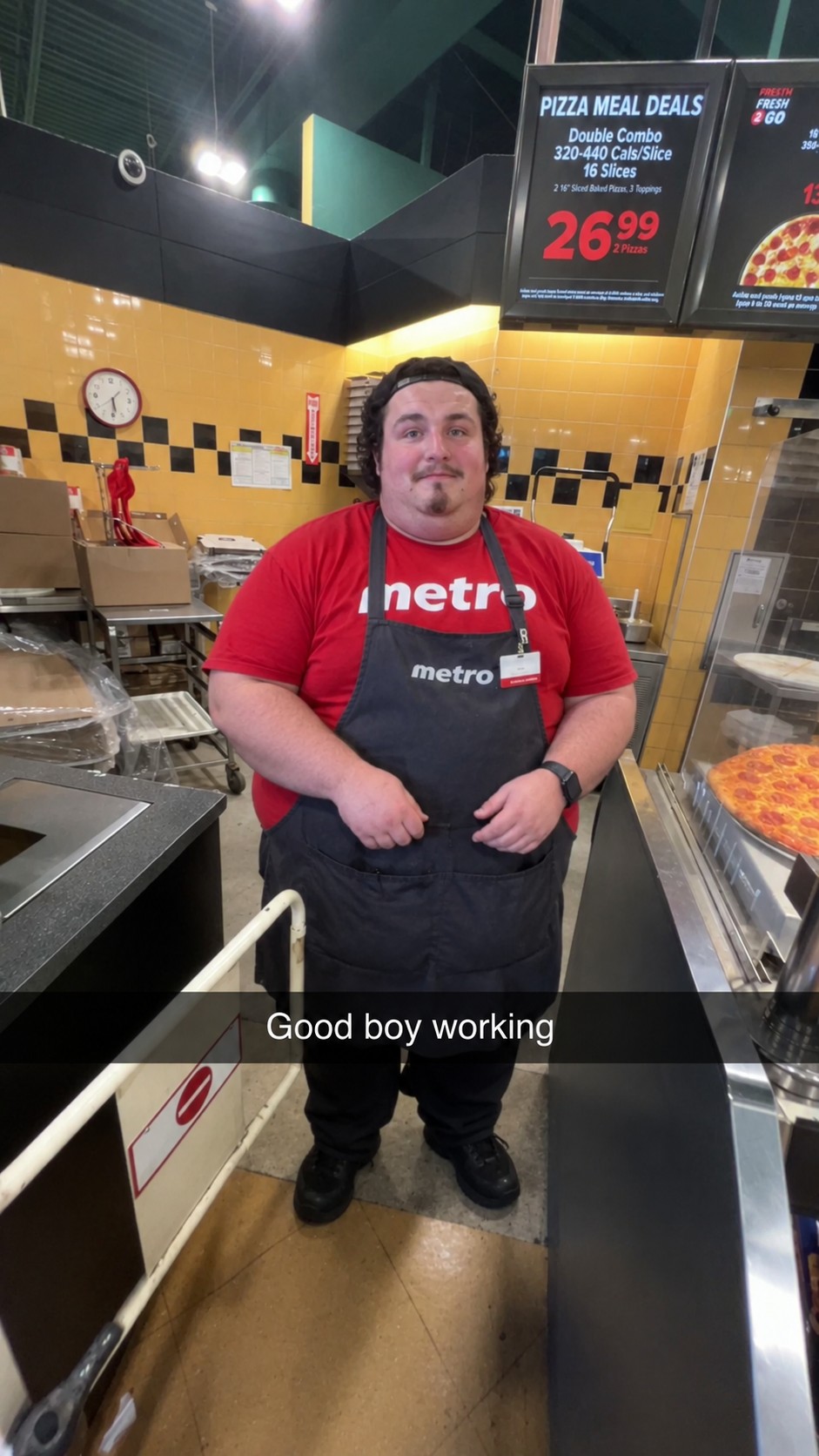 Luc Macrinici standing at work